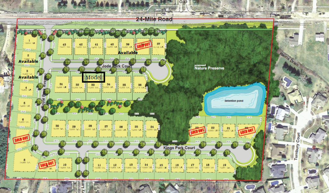 Paul Anthony Homes NEIGHBORHOODS Royal Park Estates
